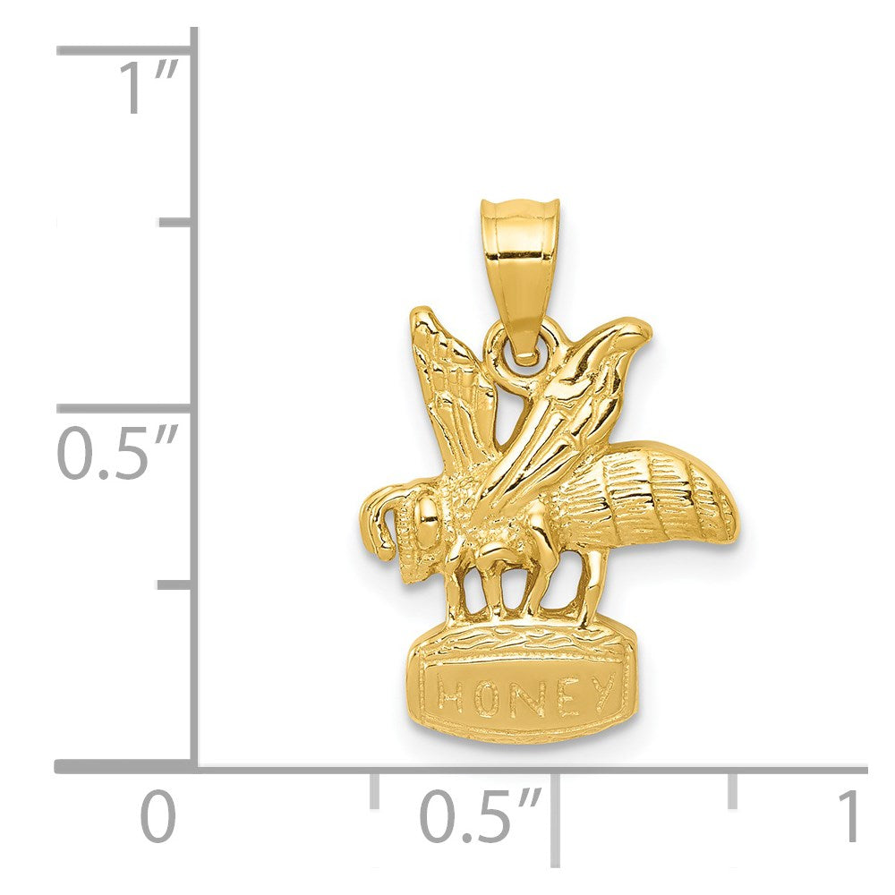 Bee on HONEY Jar Pendant - WBC
