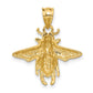 Solid Open-Backed Bee Pendant - WBC