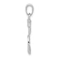 Solid Polished Anchor with Rope Pendant - WBC
