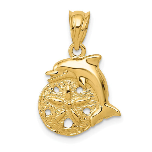 Dolphin and Sanddollar Charm - WBC