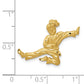 Satin Diamond-cut Open-Backed Karate Female Chain Slide - WBC