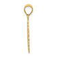Solid Satin Polished Aquarius Zodiac Oval Pendant - WBC