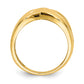 High Polished Woven Dome Ring - WBC
