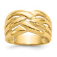 High Polished Woven Dome Ring - WBC