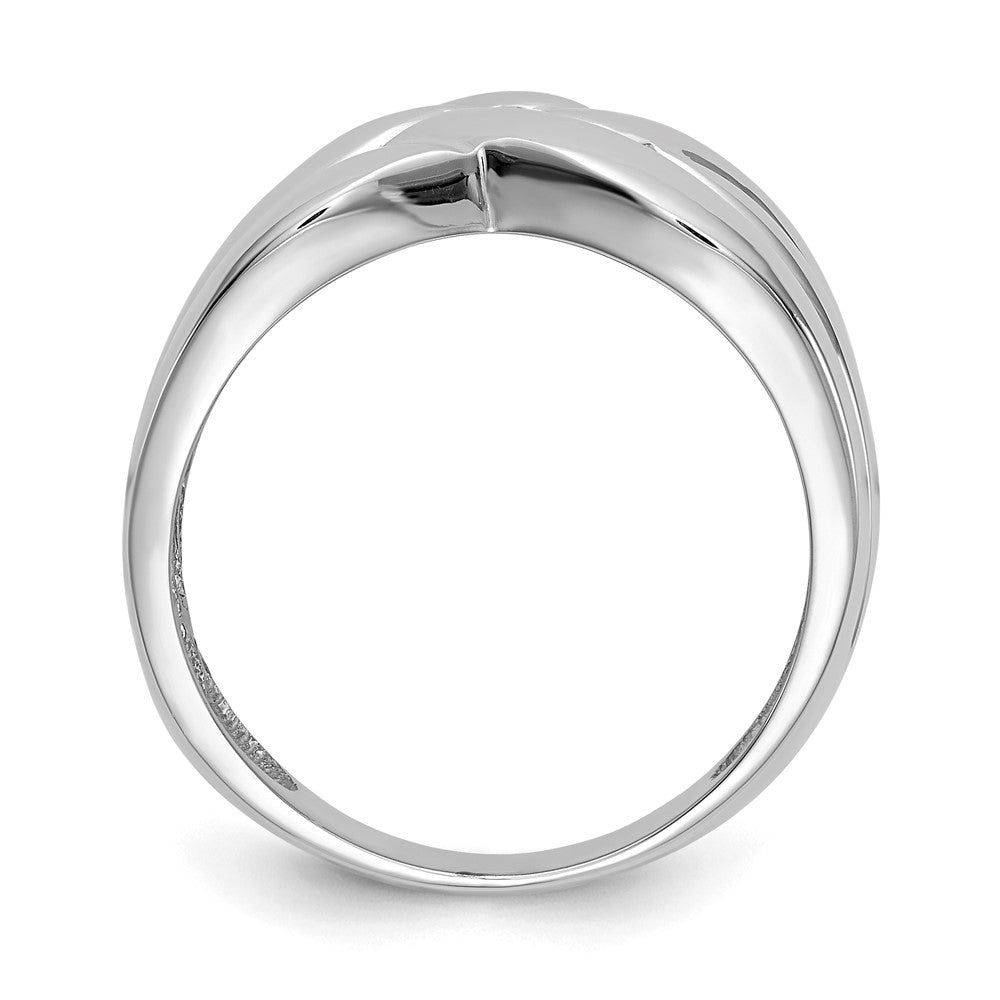 High Polished Woven Dome Ring - WBC