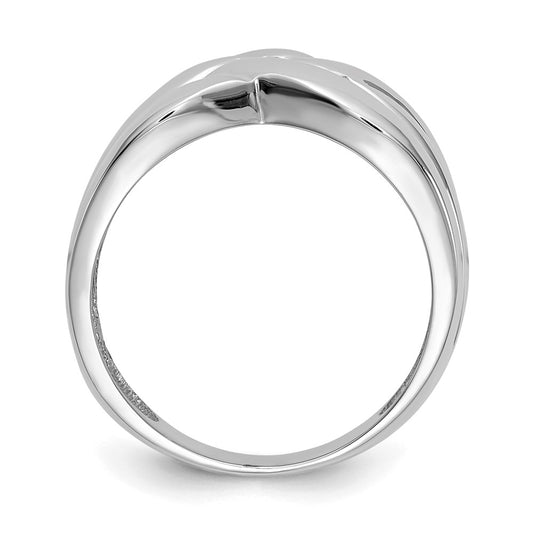High Polished Woven Dome Ring - WBC