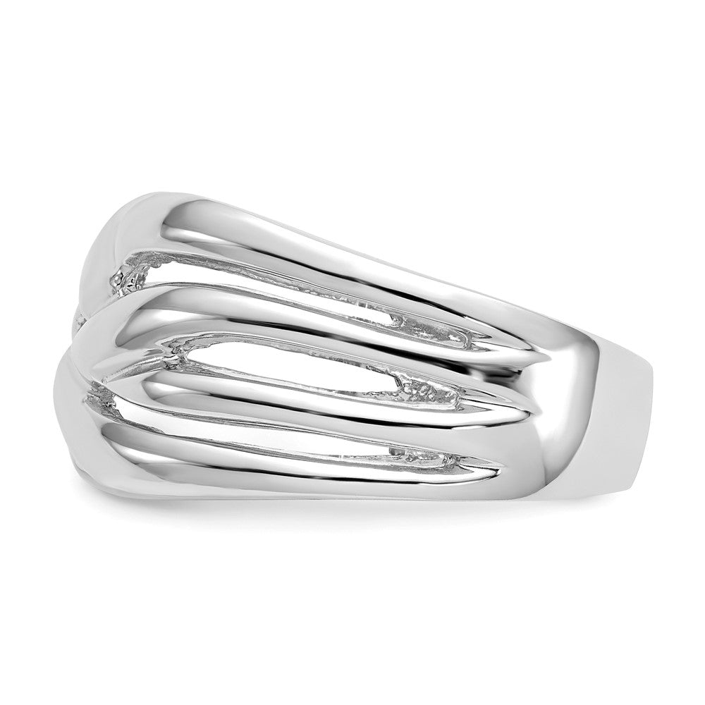 High Polished Woven Dome Ring - WBC