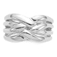 High Polished Woven Dome Ring - WBC