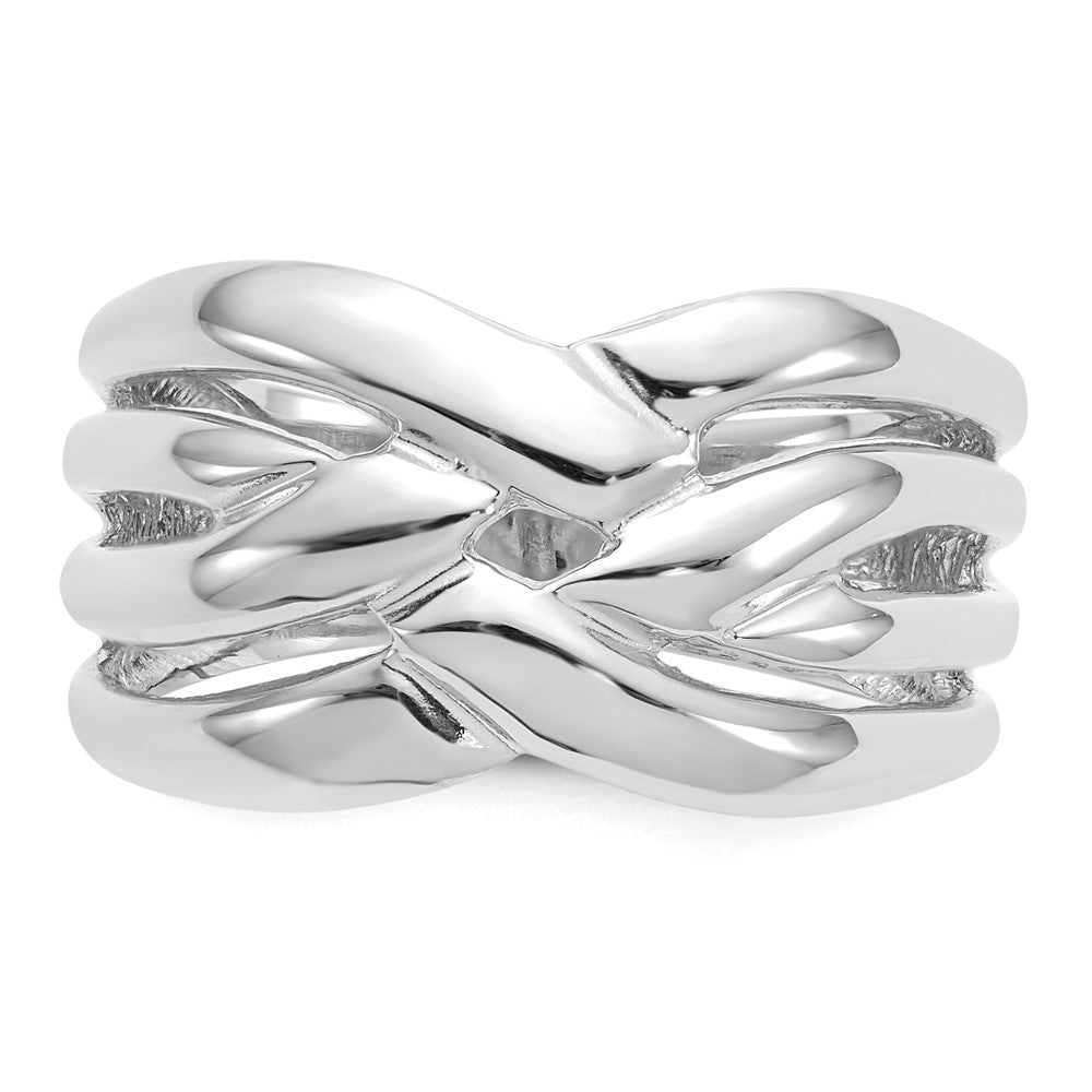 High Polished Woven Dome Ring - WBC