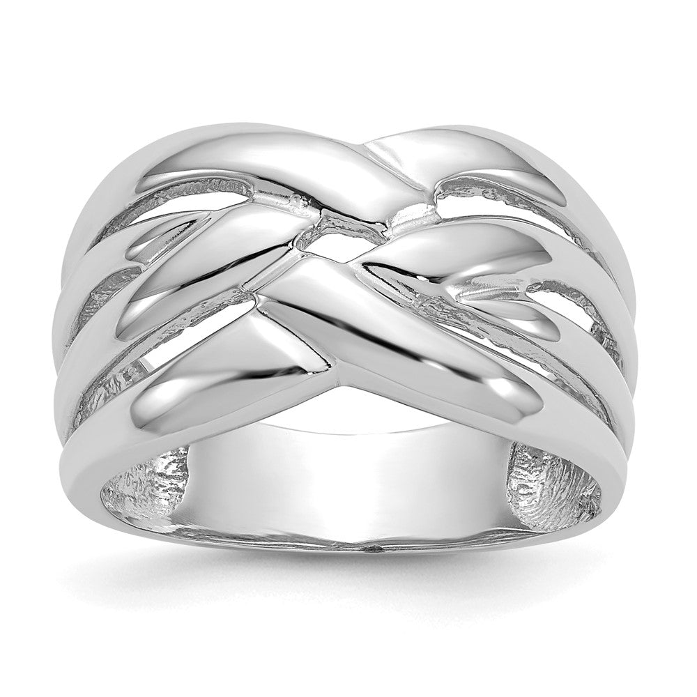 High Polished Woven Dome Ring - WBC