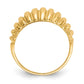 High Polished Ribbed Dome Ring - WBC