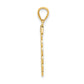 with Rhodium Filigree SWEET 16 Pendant - WBC