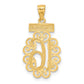 with Rhodium Filigree SWEET 16 Pendant - WBC