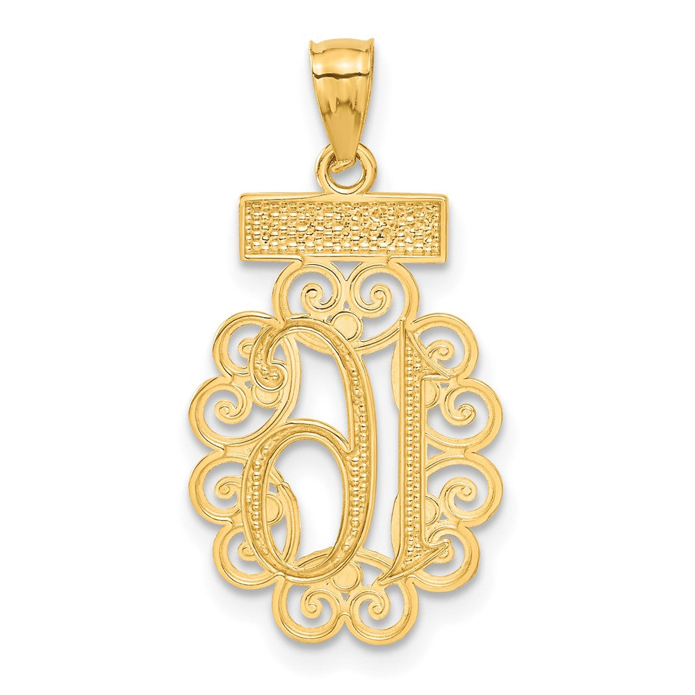 with Rhodium Filigree SWEET 16 Pendant - WBC