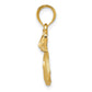 Satin Diamond-cut Cat Charm - WBC