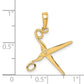 3-D Moveable Scissors Pendant - WBC