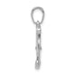 3-D Moveable Scissors Pendant - WBC