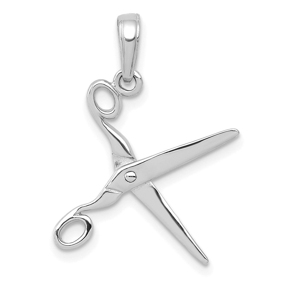 3-D Moveable Scissors Pendant - WBC