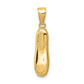 3-D Ballet Slipper Pendant - WBC