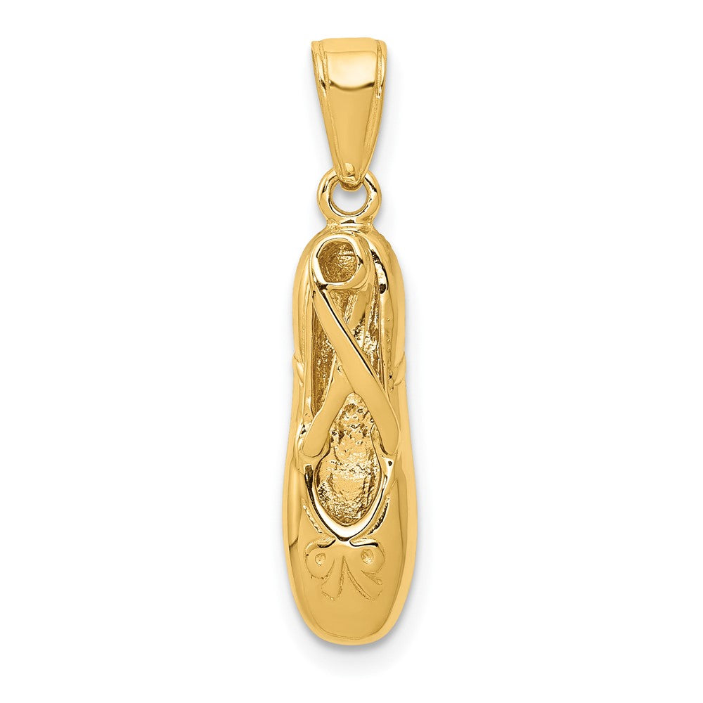 3-D Ballet Slipper Pendant - WBC