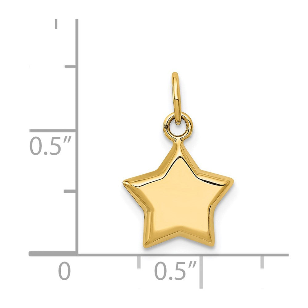 3-D Puffed Star Charm - WBC