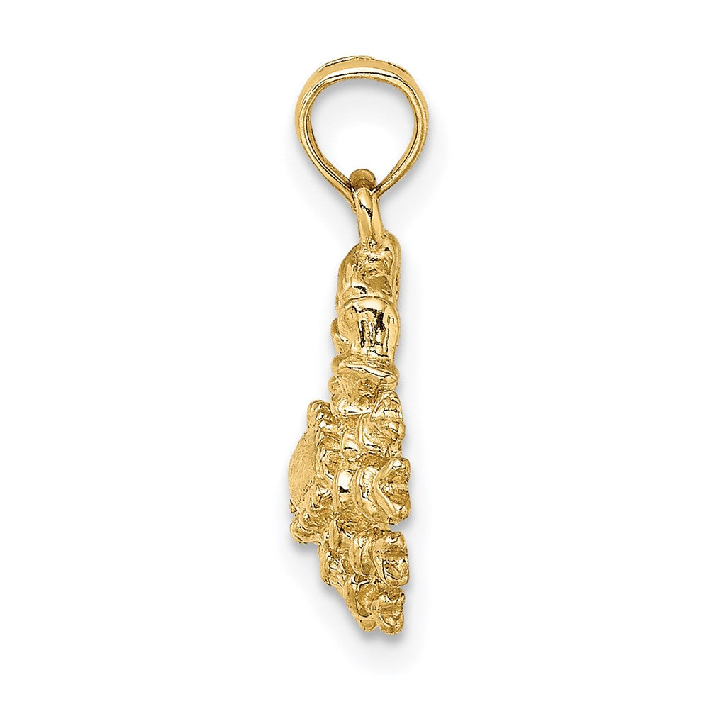 3-D Cancer Zodiac Charm - WBC