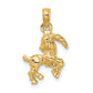 3-D Capricorn Zodiac Charm - WBC