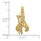3-D Aquarius Zodiac Charm - WBC