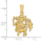 Large Aquarius Zodiac Charm - WBC