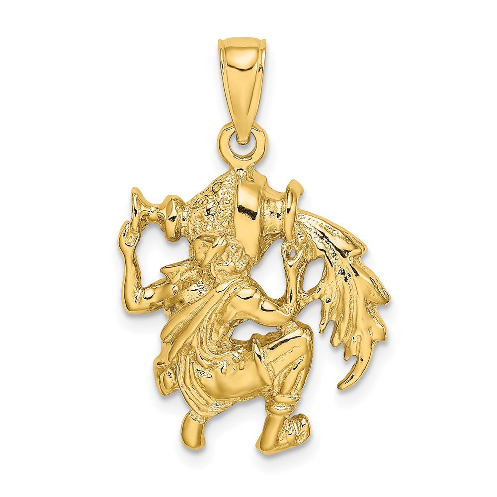 Large Aquarius Zodiac Charm - WBC