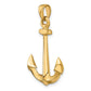 3-D Anchor Pendant - WBC