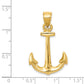 3-D Anchor Pendant - WBC