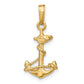 3-D Anchor with Rope Pendant - WBC