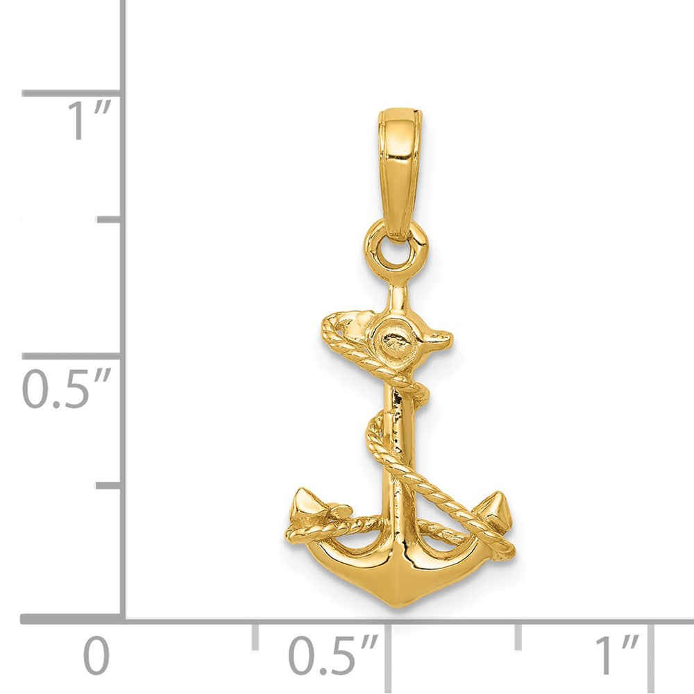 3-D Anchor with Rope Pendant - WBC
