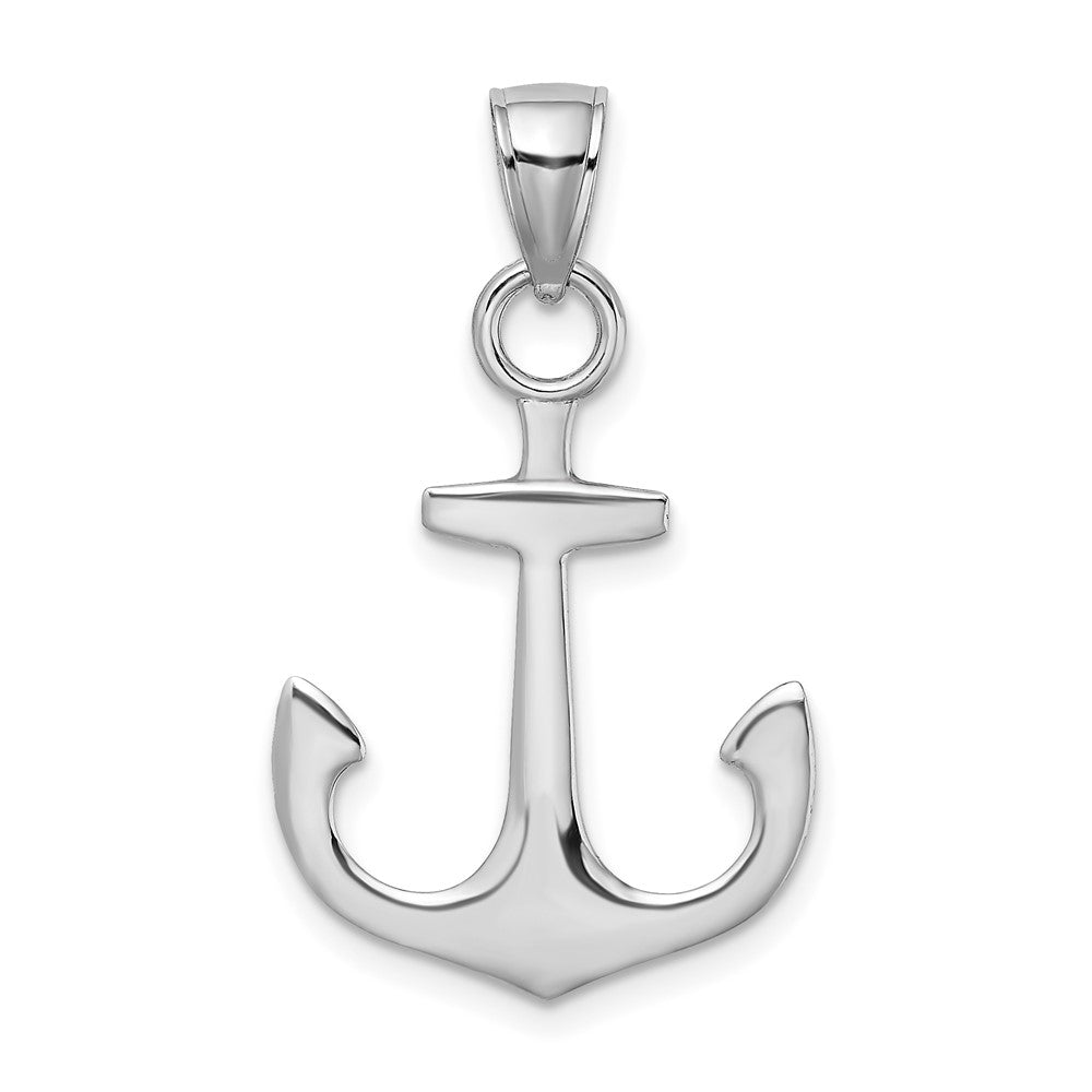 Polished 3-D Anchor Charm - WBC