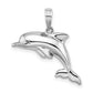3-D Puffed Dolphin Pendant - WBC