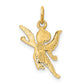 Satin Diamond-cut Angel Charm - WBC