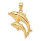 Dolphin Pair Pendant - WBC