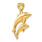 Dolphin Pair Pendant - WBC