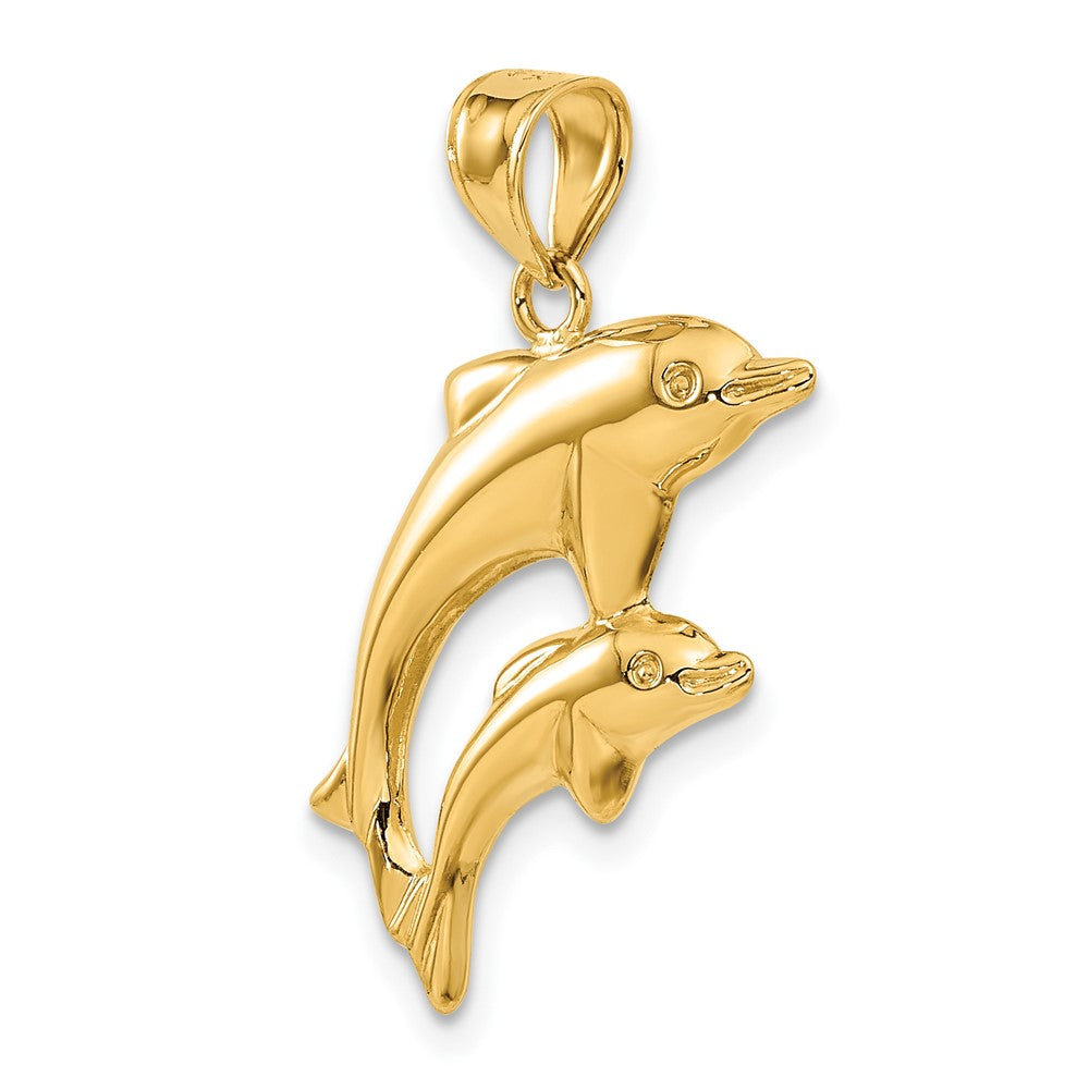 Dolphin Pair Pendant - WBC