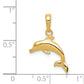 Dolphin Jumping Pendant - WBC