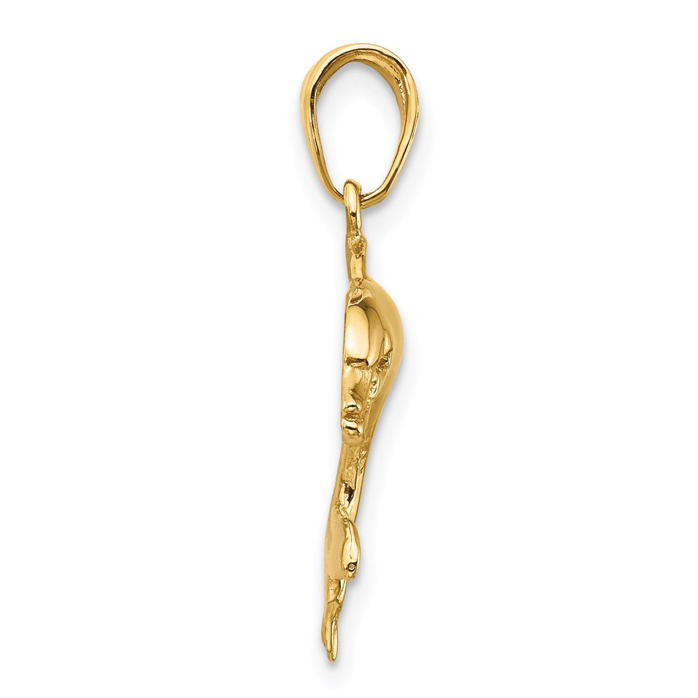 Dolphin Swimming Pendant - WBC