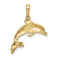 Dolphin Swimming Pendant - WBC