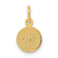 Small Polished Angel Round Charm - WBC