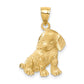 Satin Diamond-cut Dog Charm - WBC