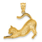 Stretching Cat Pendant - WBC