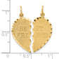 BEST FRIEND Diamond-cut 2-piece Charm - WBC