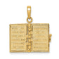 3-D HOLY BIBLE with Lord's Prayer and Moveable Pages Pendant - WBC