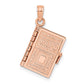 3-D HOLY BIBLE with Lord's Prayer and Moveable Pages Pendant - WBC