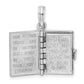 3-D HOLY BIBLE with Lord's Prayer and Moveable Pages Pendant - WBC